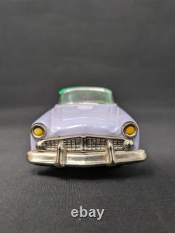 LOVELY LAVENDER! 7.5 Nomura Thunderbird FRICTION Sports Car 1950s VINTAGE Japan