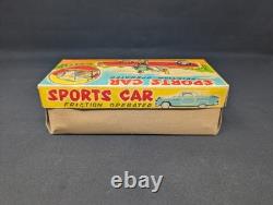 LOVELY LAVENDER! 7.5 Nomura Thunderbird FRICTION Sports Car 1950s VINTAGE Japan