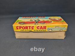 LOVELY LAVENDER! 7.5 Nomura Thunderbird FRICTION Sports Car 1950s VINTAGE Japan