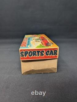 LOVELY LAVENDER! 7.5 Nomura Thunderbird FRICTION Sports Car 1950s VINTAGE Japan