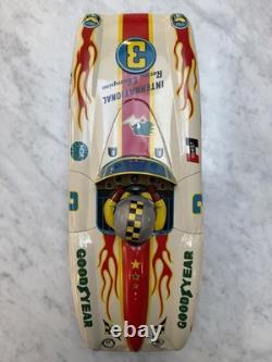 Large 1960s Vintage Kyowa Jet Racer Int'l Champion Friction Race Car w Box 15