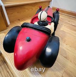 Large Decorative Model Of a 1926 Bugatti Race Car WithDriver Super Condition 26L