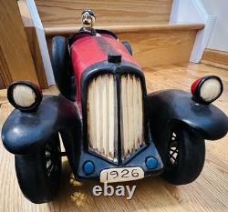 Large Decorative Model Of a 1926 Bugatti Race Car WithDriver Super Condition 26L