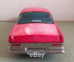 Large Ichiko Mercedes Benz Friction Tin Car Toy Japan ANTIQUE ford masudaya