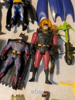 Large Lot Of Vintage Batman Figures, Bat Cave, Vehicles, Accessories, HotWheels