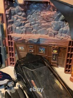 Large Lot Of Vintage Batman Figures, Bat Cave, Vehicles, Accessories, HotWheels