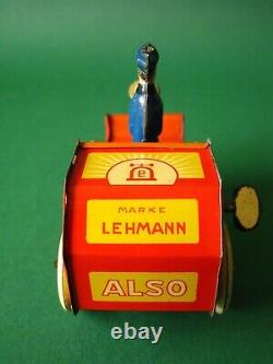 Lehmann ALSO tin antique carriage car Germany 1930