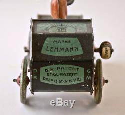 Lehmann OHO Man Drives Early Car, Germany 1916 Wind up Tin Toys EPL 545