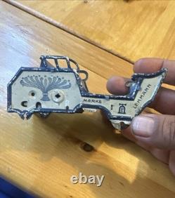 Lehmann Vintage Windup Litho Toy Car NAUGHTY BOY Original PARTS Antique V3