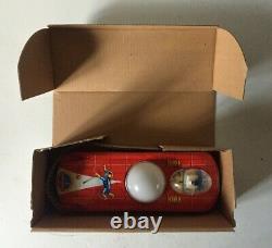 Lemezaru Gyar Urauto Space Car Craft Tinplate Battery Operated Working Order