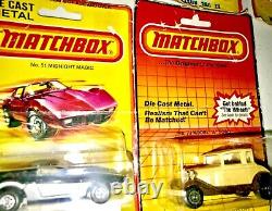 Lesney Matchbox Die-Cast Car Lot of 15 Old NEW Vintage