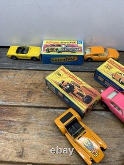 Lesney Matchbox Superfast Vintage Diecast Lot Made In England