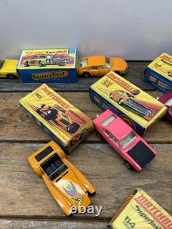 Lesney Matchbox Superfast Vintage Diecast Lot Made In England