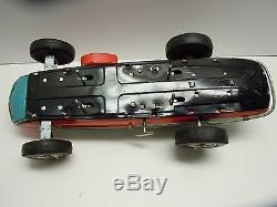 Lg 16 Yonezawa/Sears Japan Tin Friction Indianapolis 500 Rac Car. A+. Works