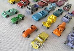 Lot #3 VINTAGE 36 DIECAST CARS TRUCKS BUS RACE CAR, TOOTSIETOYS MIDGE TOYS, USED