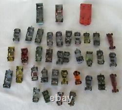 Lot #3 VINTAGE 36 DIECAST CARS TRUCKS BUS RACE CAR, TOOTSIETOYS MIDGE TOYS, USED