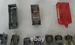 Lot #3 VINTAGE 36 DIECAST CARS TRUCKS BUS RACE CAR, TOOTSIETOYS MIDGE TOYS, USED