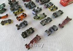 Lot #3 VINTAGE 36 DIECAST CARS TRUCKS BUS RACE CAR, TOOTSIETOYS MIDGE TOYS, USED