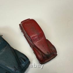 Lot 5 Vintage Auburn Rubber Toy Cars Oldsmobile Six Sedan Coupe Prewar USA Tires