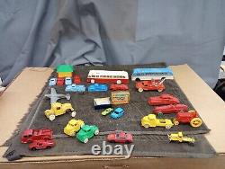 Lot Antique and Vintage Toys Car / Bus / Truck / Tractor / Wrecker / Airplane