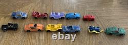 Lot Of 11 Tootsie Toy Cars/Trucks + Trailer Inclds Ford Mustang Fastback 65