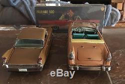 Lot Of 2 Made In Japan Tin Toy Cars Cadillac And Ford