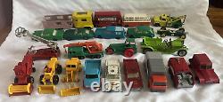 Lot Of 23 Vintage Lesney Matchbox Cars Made In England trailers bus heavy equip