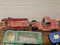 Lot Of Vintage Metal Tin Vehicles Tootsies, Matchbox Cars Trucks