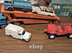 Lot Of Vintage Metal Tin Vehicles Tootsies, Matchbox Cars Trucks