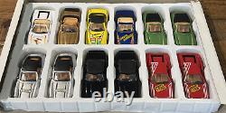 Lot of 12 Quality'N Detailed Die Cast Metal Porsche Car Dealer VTG set ABC Toys