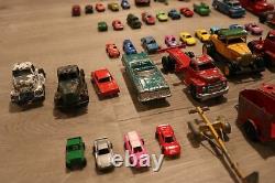 Lot of 58 Vintage Tootsie Antique Car Truck Trailer Toys Metal