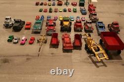 Lot of 58 Vintage Tootsie Antique Car Truck Trailer Toys Metal