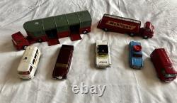 Lot of 7 VTG CORGI TOYS 1960's PAT. PENDING Made in GT. BRITAIN RARE LHD