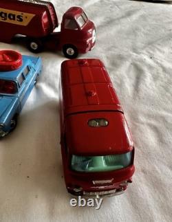 Lot of 7 VTG CORGI TOYS 1960's PAT. PENDING Made in GT. BRITAIN RARE LHD