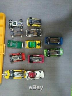 Lot of Vintage AF/X Aurora Slot Cars with original case race fun play MUST SEE
