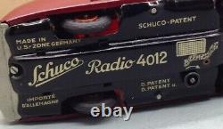 Lovely Vintage Old School 1950's Schuco Radio 4012 Windup Car Toy SU1780