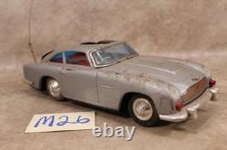 M26B Vintage AS IS Toy Car FOR PARTS GILBERT ASTON MARTIN JAMES BOND CAR BATTERY