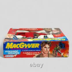 MACGYVER? GLASSLITE BRAZIL COMPLETE BOXED VINTAGE TOY SET 1980s TV SERIES