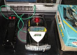 MARX 1960s AGENT. 012 SPY CAR TIN TOY With Original Box & Remote WORKS NICE