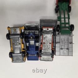 MATCHBOX Lot 28 CARS TRUCKS Motorcycle SPORTS 1960s die cast metal Toy VTG CASE