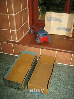 MECCANO CONSTRUCTOR CAR #1 ORIGINAL BOX 1930's WIND UP TINPLATE TIN TOY HORNBY