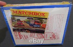 MINT IN MINT SHRINK-WRAPED BOX! MATCHBOX DISPLAY SET, 5 CARS in BOXES 1960's