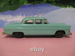 Made In U. S. A. The Lionel Corp. Plastic Vintage Toy Car Sedan Turquoise/Teal NY