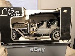 Mamod SA1L Working Live Steam Limousine (Silver) Classic Car of Yesteryears