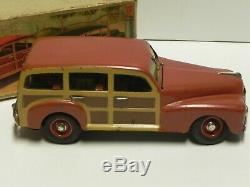 Marchesini MLB giardinetta woody tin toy car 10.5 1948 withbox Ford Fordor latta