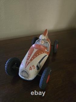 Marusan Atom Race Car Lithographed Japan