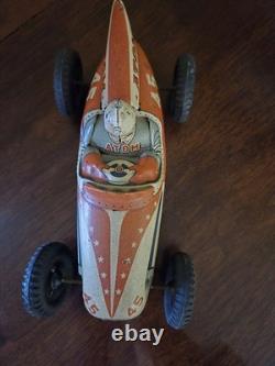 Marusan Atom Race Car Lithographed Japan