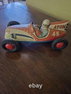 Marusan Atom Race Car Lithographed Japan