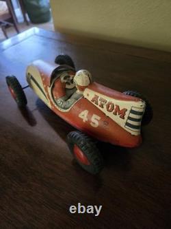 Marusan Atom Race Car Lithographed Japan