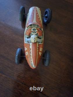 Marusan Atom Race Car Lithographed Japan